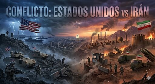 Estados Unidos e Irán en guerra